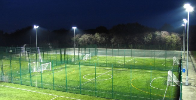 Sports Court Floodlighting in Acton