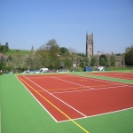 MUGA Court Painting in Crick 4