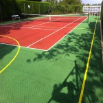 MUGA Court Fencing in Penrhos 12