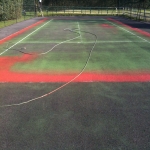 Multisport Synthetic MUGA Flooring in Castell 4