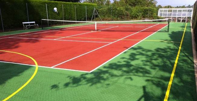 Tarmacadam Court Flooring in Compton