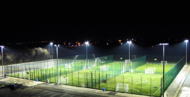 MUGA Pitch Floodlights in Ashfield