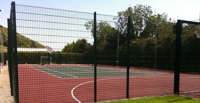 MUGA Court Fencing in Woodend